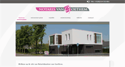 Desktop Screenshot of notarisvangoethem.nl